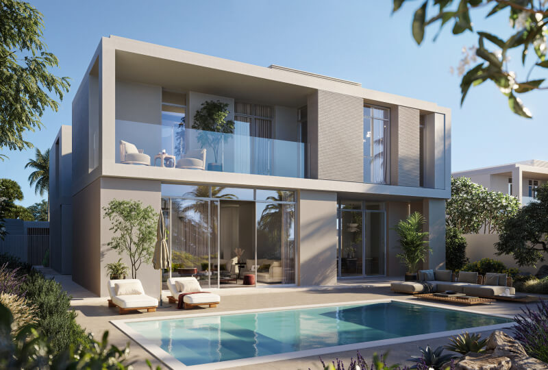 6 Bedroom Villas exterior at Fay Valley Phase 2, Masdar City, Abu Dhabi
